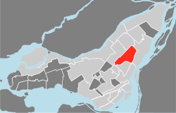 Carte localisation Montréal - Rosemont-La Petite-Patrie